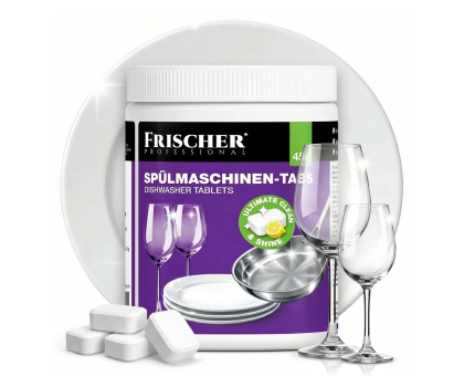Środek czystości Frischer Professional Tabletki do zmywarki 45 szt. x 16 g słoik